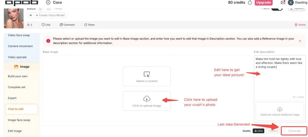 ai boyfriend chat to edit guide