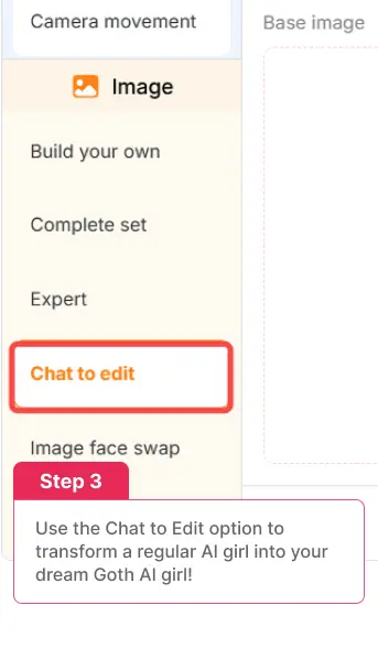 how to use ai goth girl genearot step 3