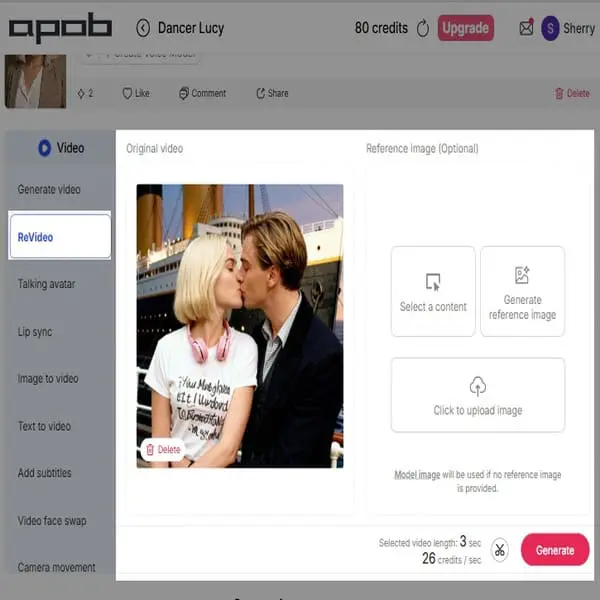 ai kissing video generator