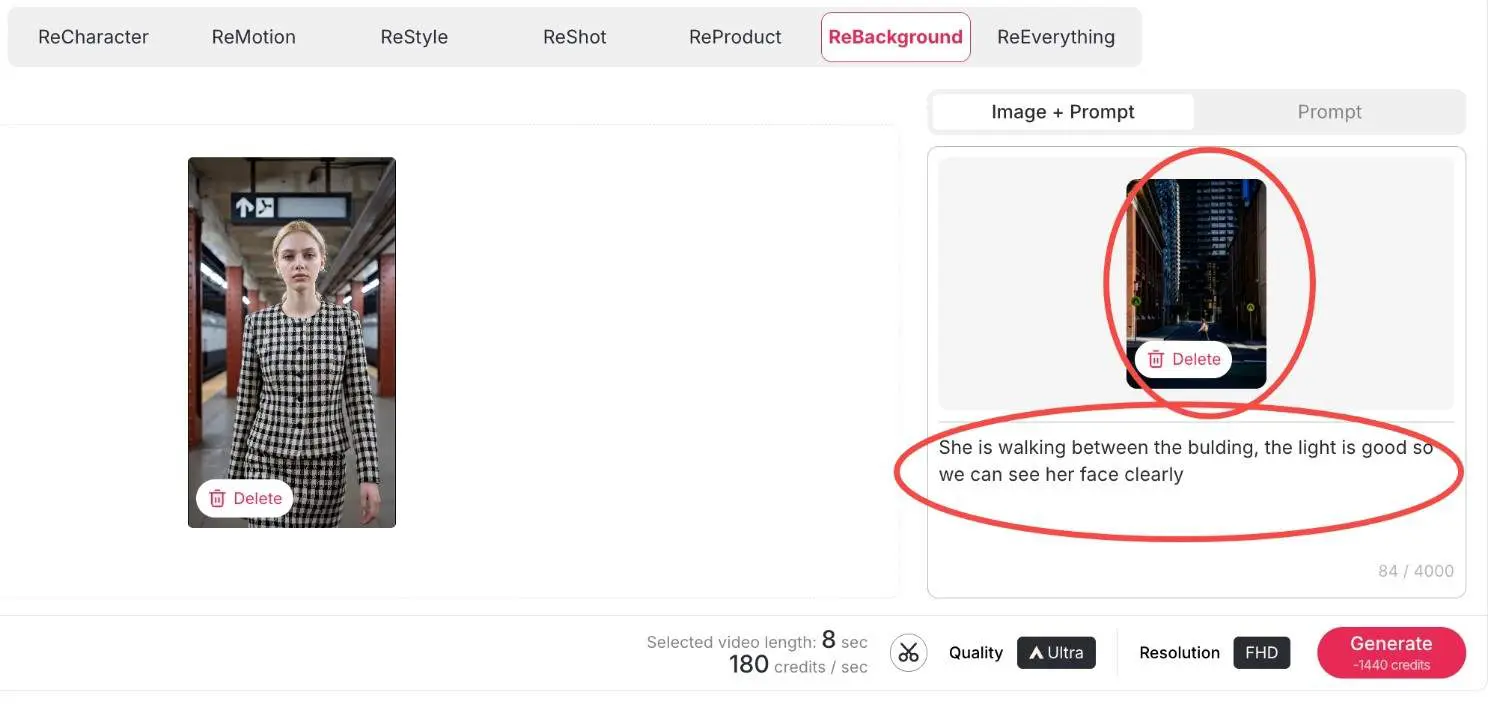 kling2.6 rebackground