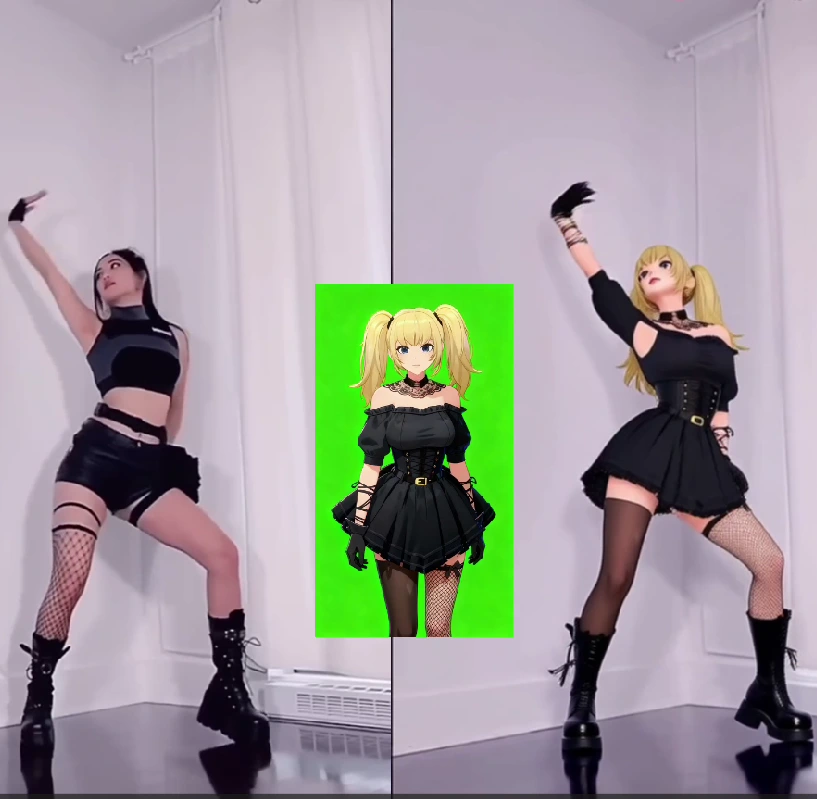 Runway AI Video Generation, replaces the original character